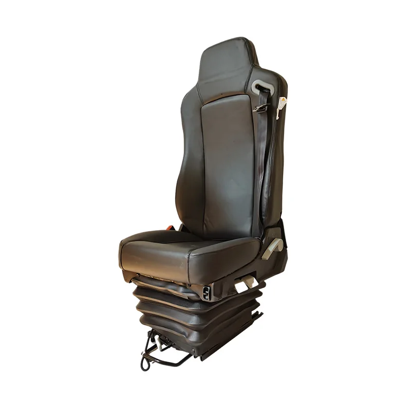 Air suspension suspension truck seat with weight adjuster