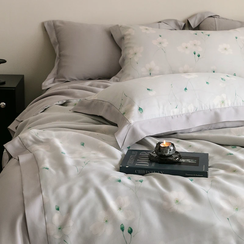 Couette fine en tissu Lyocell Tencel - Couette d'été évacuant l'humidité