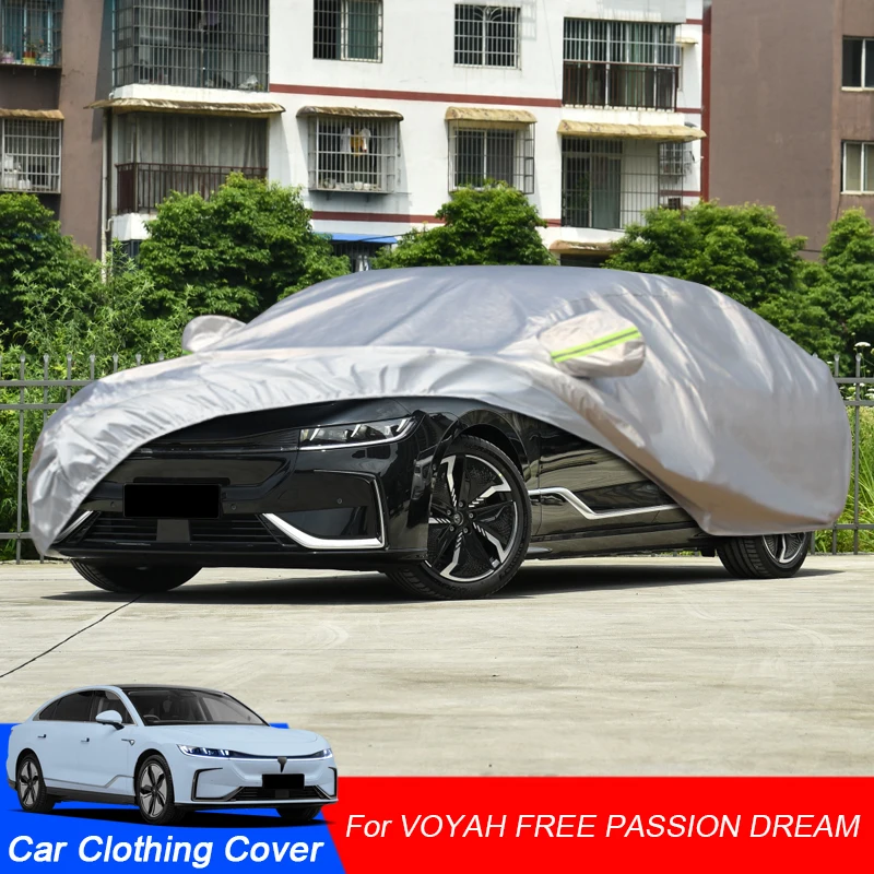 Car Cover Rain Frost Snow Dust Waterproof Protection Anti-UV Cover External Auto Accessories For VOYAH DREAM FREE PASSION