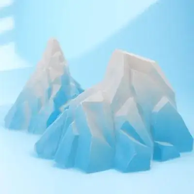 

2pcs Floeberg Aquarium Decoration Resin Ornament Fish Tank Decor Simulation Iceberg Mini Statues Freshwater Saltwater Tanks