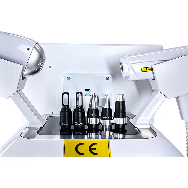Machine laser diode Pico 2 en 1 Mecavie Northern Lights 4000W, 4 longueurs d'onde (755, 808, 940, 1064 nm), pour épilation permanente, laser picoseconde, élimination des taches de tatouage et des pigments, rajeunissement cutané, équipement de beauté à refroidissement par glace, pour usage en salon et clinique, durée de vie 60 millions de coups.