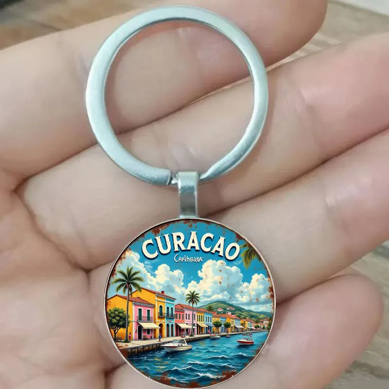 سلاسل المفاتيح تحت عنوان كوراكاو مع الهندسة المعمارية النابضة بالحياة #1