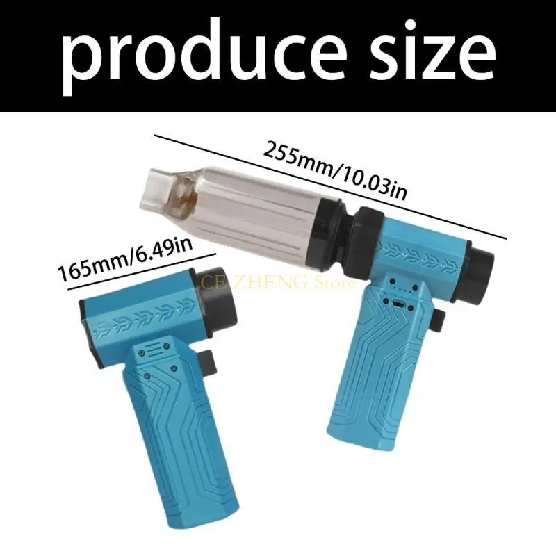 E56B Vakum portabel dengan 2 meniup mode dan hisap daya hisap kuat 120W