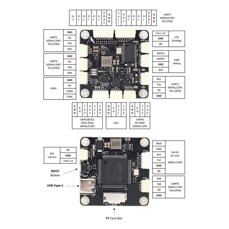 

Highly Recommended-Micoair743 Dual IMU Flight Controller STM32H743VIT6 Supports PX4 Firmware For RC FPV Drone Quadcopter Parts