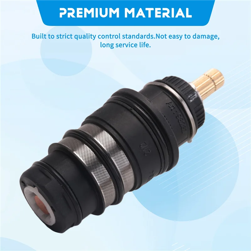 

A50I Thermostatic Cartridge Fit For Hansgrohe Showers,Fit For Two-Hole And Three-Hole Thermostatic Tub Fillers,3/4 Inch