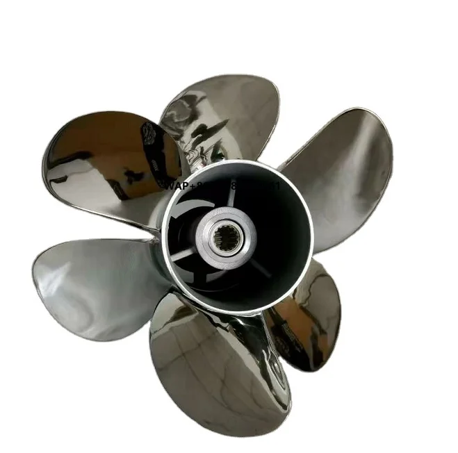15 1/2 X 22.5 P Boat Rear Propeller  Boat Marine Prop Matched  for SUZUKI  STAINLESS STEEL  OUTBOARD PROPELLER