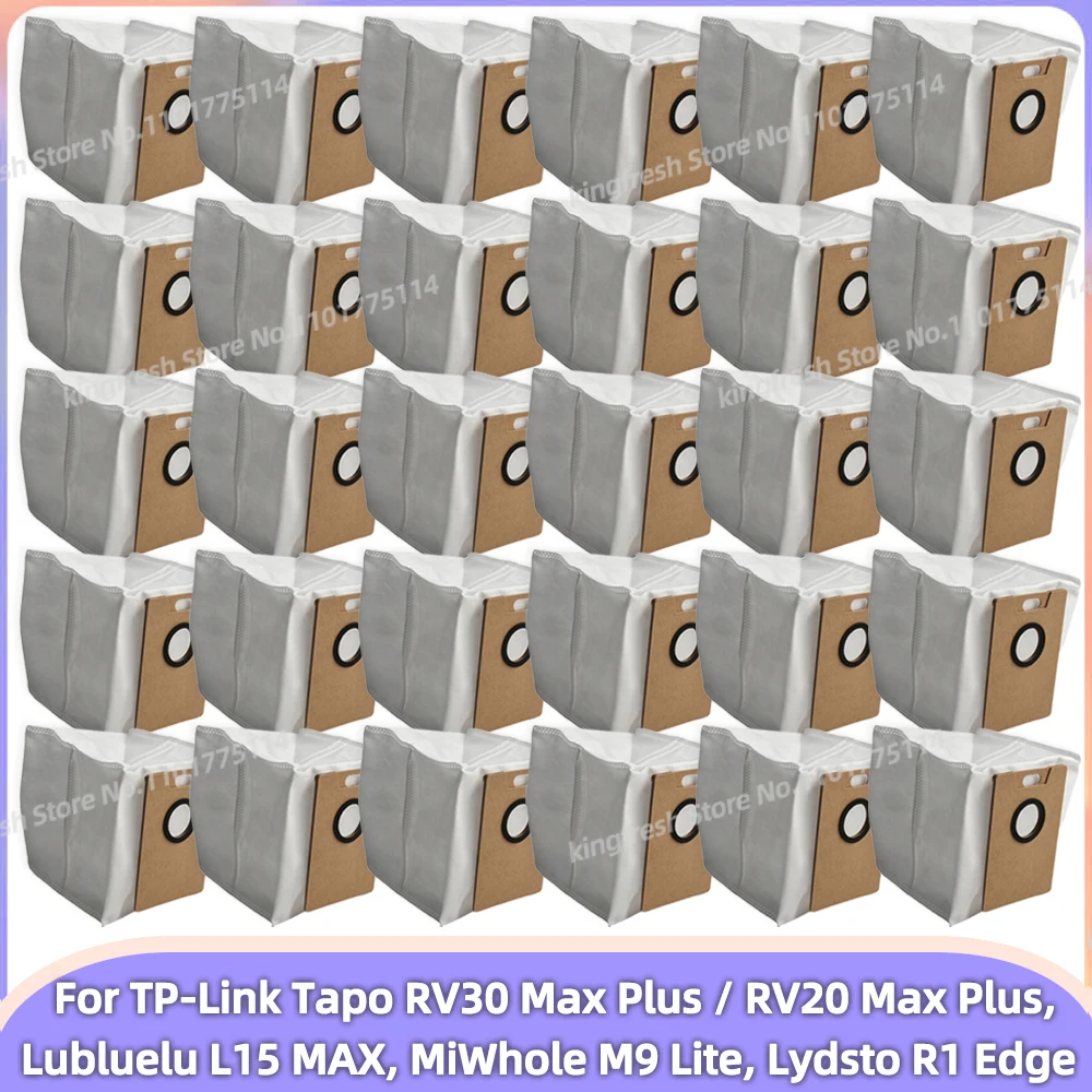 Совместимо с ( TP-Link Tapo RV30 Max Plus / RV20 Max Plus, Lydsto R1 Edge, MiWhole M9 Lite, Roidmi Eve Rook ) Запчасти для замены мешка для пыли