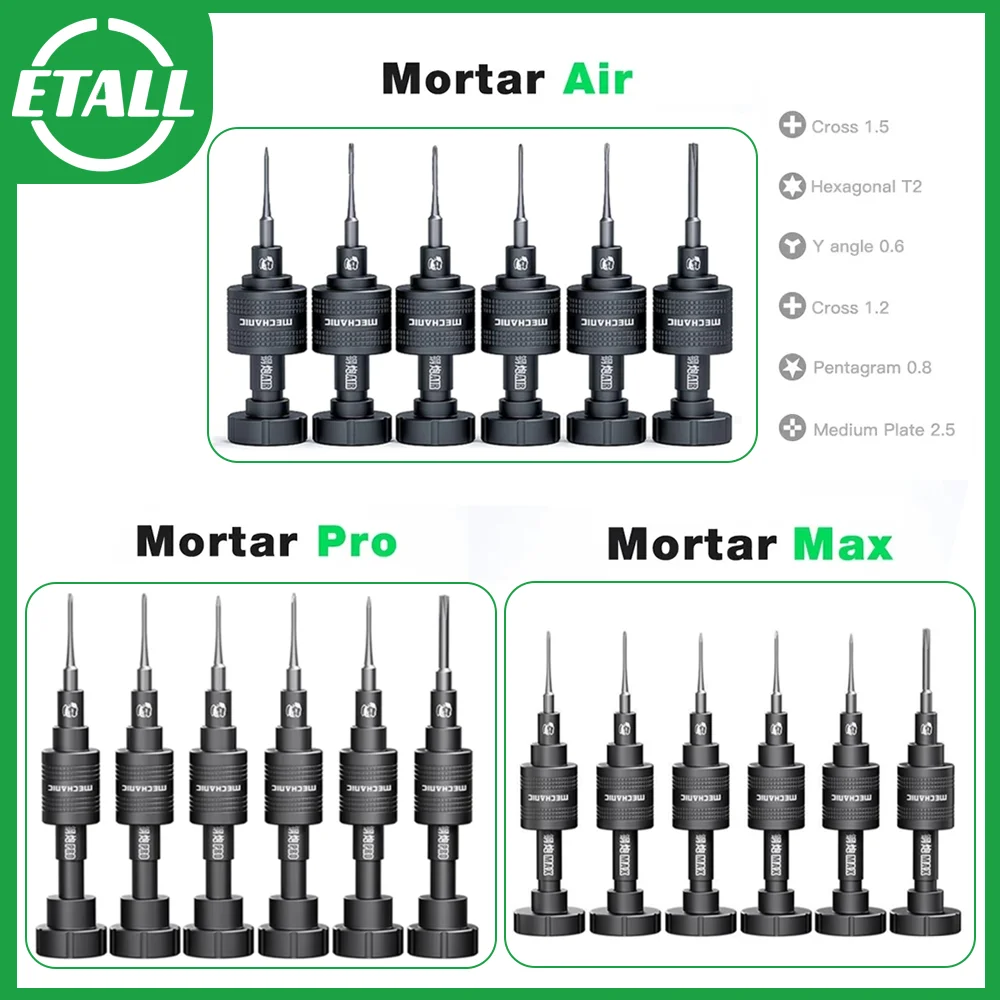 Mechanic AIR PRO MAX High Hardness Screwdriver Cross Y-type Torx 0.6 Disassemble Mobile Phone Watch Tablet Repair OpeningTool