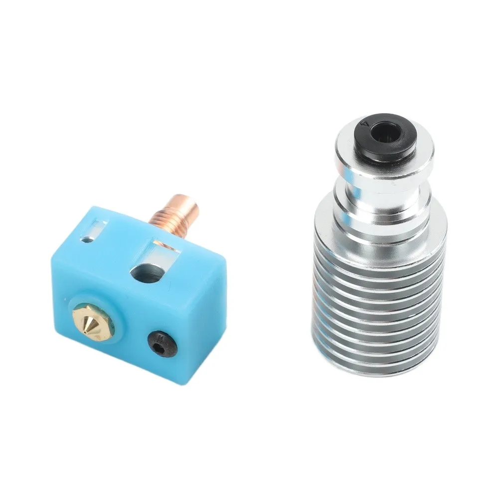 For 3D Printing Extruder Nozzle Kit CNC Heating Block Kit Accessory Complete Matching Excellent Thermal Conductivity