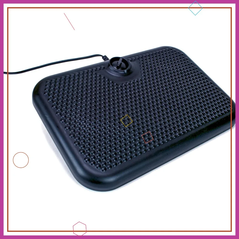 

Heated Footrest with 3 Adjustable Positions and 2 Heat Settings, Portable Space Heater, 105W, Black