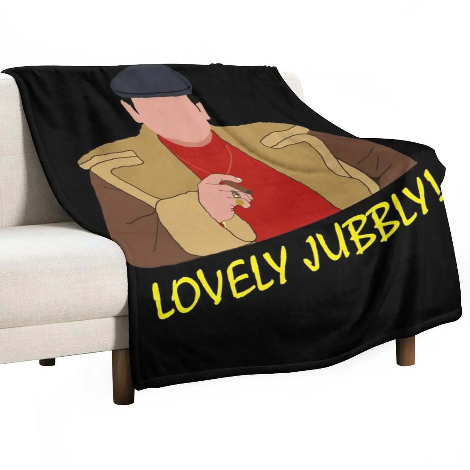 

Lovely Jubbly! (Yellow) Throw Blanket Polar blanket Hair Blanket