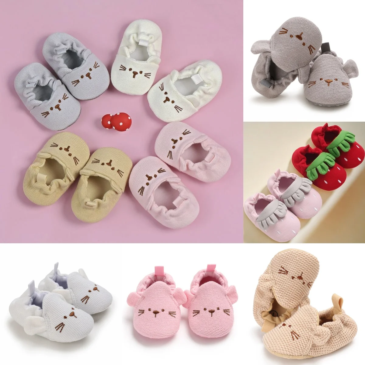 Baby Shoes Winter Thick Warm Cotton Shoes For Boys AndGirls Baby Walking Shoes 0-1 Years Old