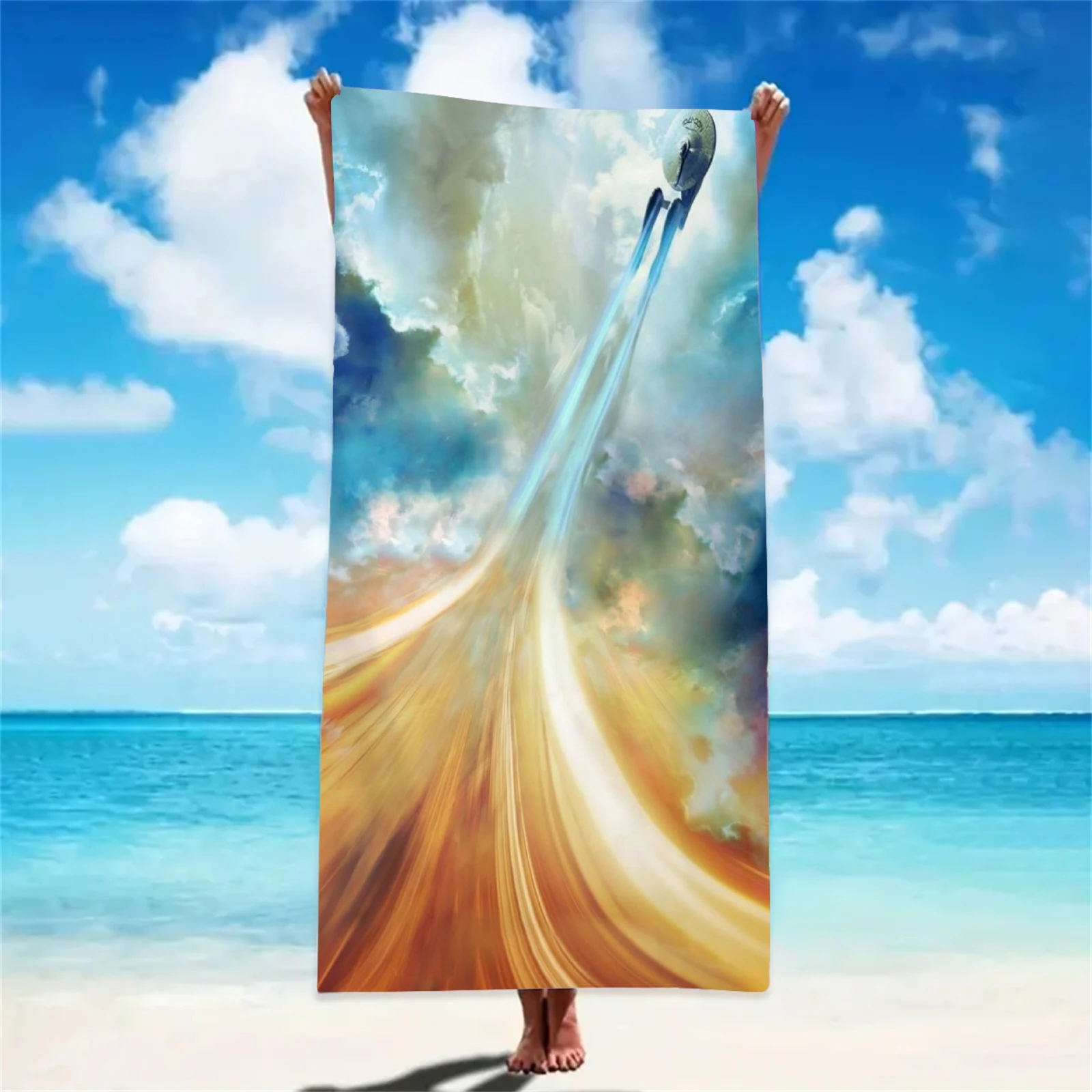 1pc Movie Nolan Beach Towel Science Fiction Sty Microfiber Towel for Wedding Party Souvenir for Beach Swimming Bath Yoga Seaside