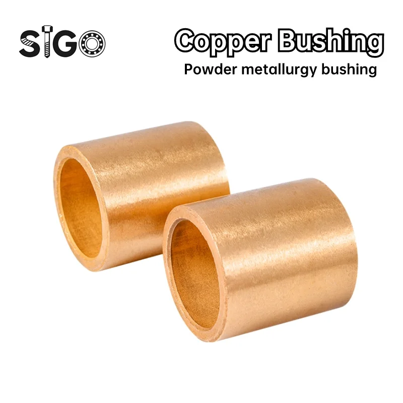 1PCS  Inner Diameter 20mm Brass Bushing Powder Metallurgy Oil Bearing Copper Bushing Wear-resistant Guide Bushing
