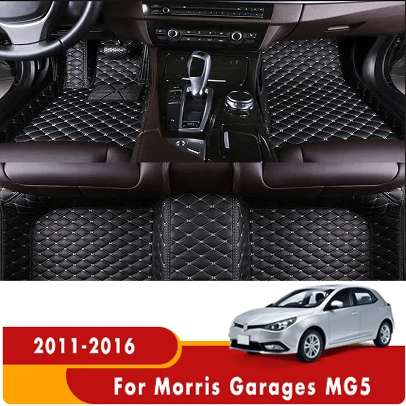 3D Car Floor Mats For Morris Garages MG5 2016 2015 2014 2013 2012 2011 Car Carpets Rugs Custom Auto Interior Accessories foot Pa