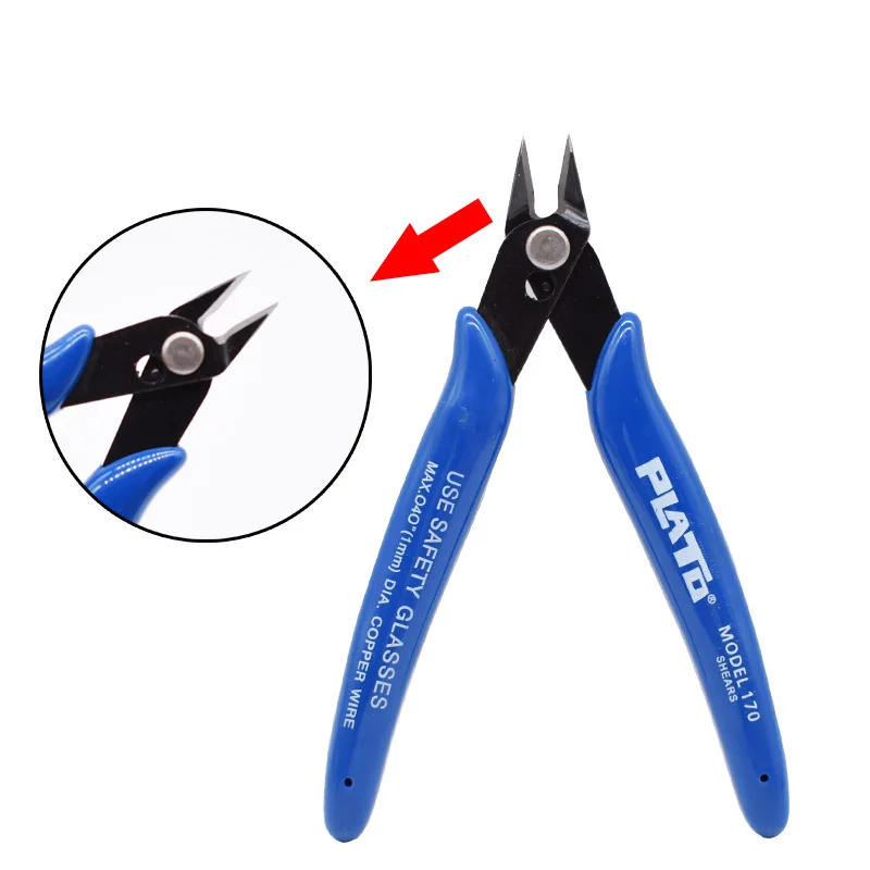 1pc Mini Model Plier Wire Plier Cut Line Cable Cutter Electric Forceps Stripping Multitool Stripper Knife Crimper Crimping Tool