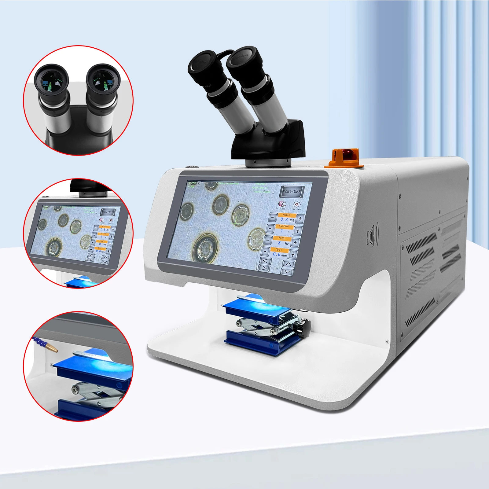 Gold Silver Jewelry Laser Soldering Machine 200W YAG Jewelry Dental Spot Laser Welding Machine Soldering factory outlet