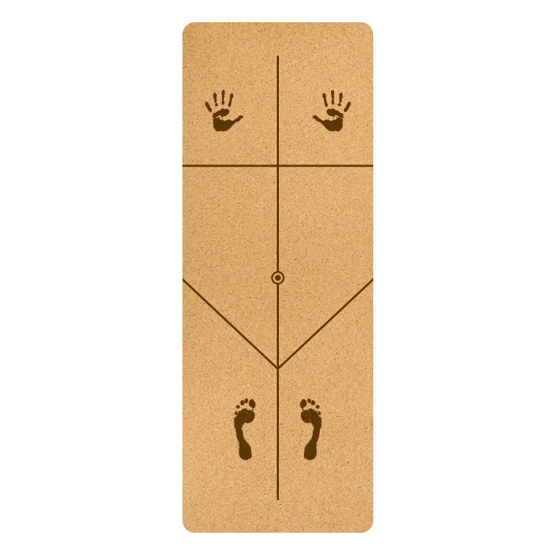 

Factory Custom Eco-Friendly Cork Yoga Mat Thick Rubber with Custom Logo TPE Workout Rubber Workout Printing Technology