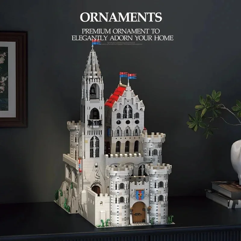 IN STOCK Reobrix 55016 Medieval king's Castle Building Blocks Bricks Assembling Model Construction Toys for  Christmas Gift