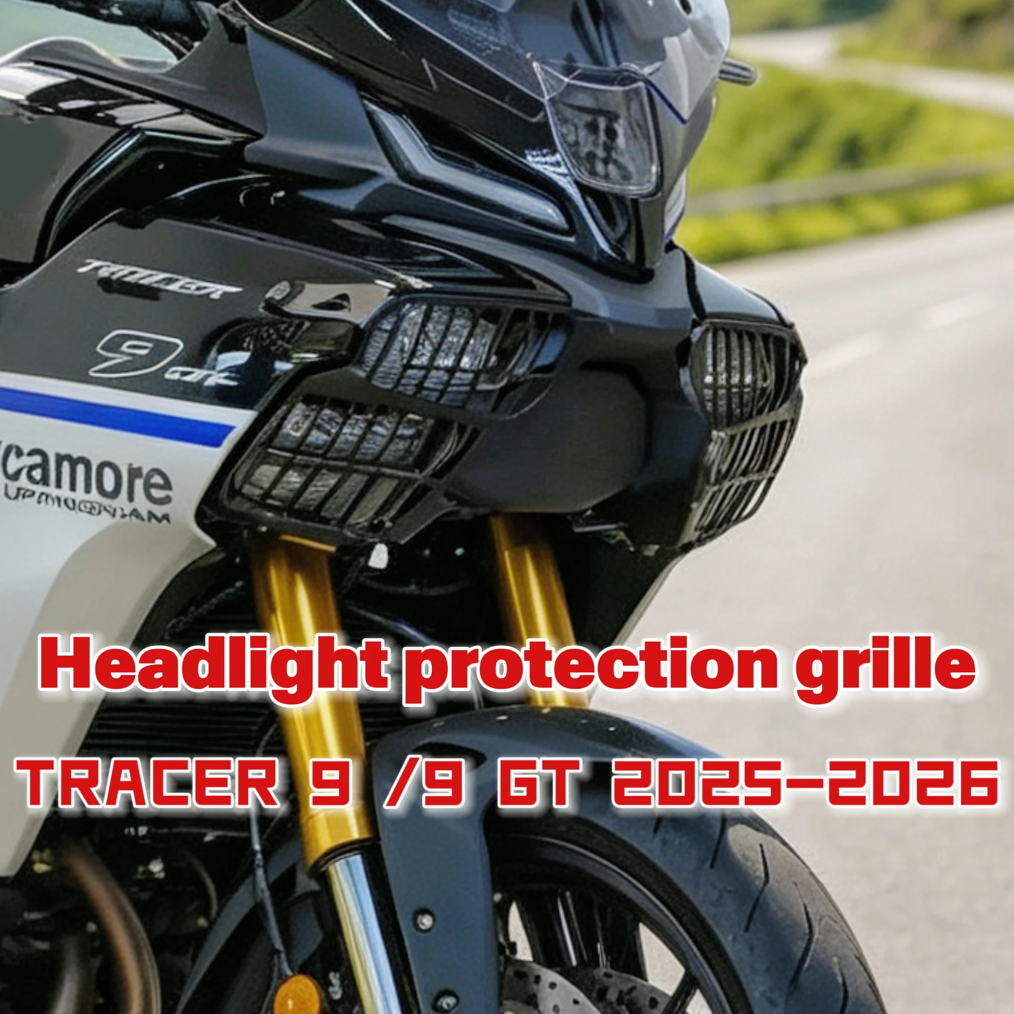 For Tracer 9/ 9GT 2025-2026 motorcycle headlight protection cover, headlight grille cover, headlight cover