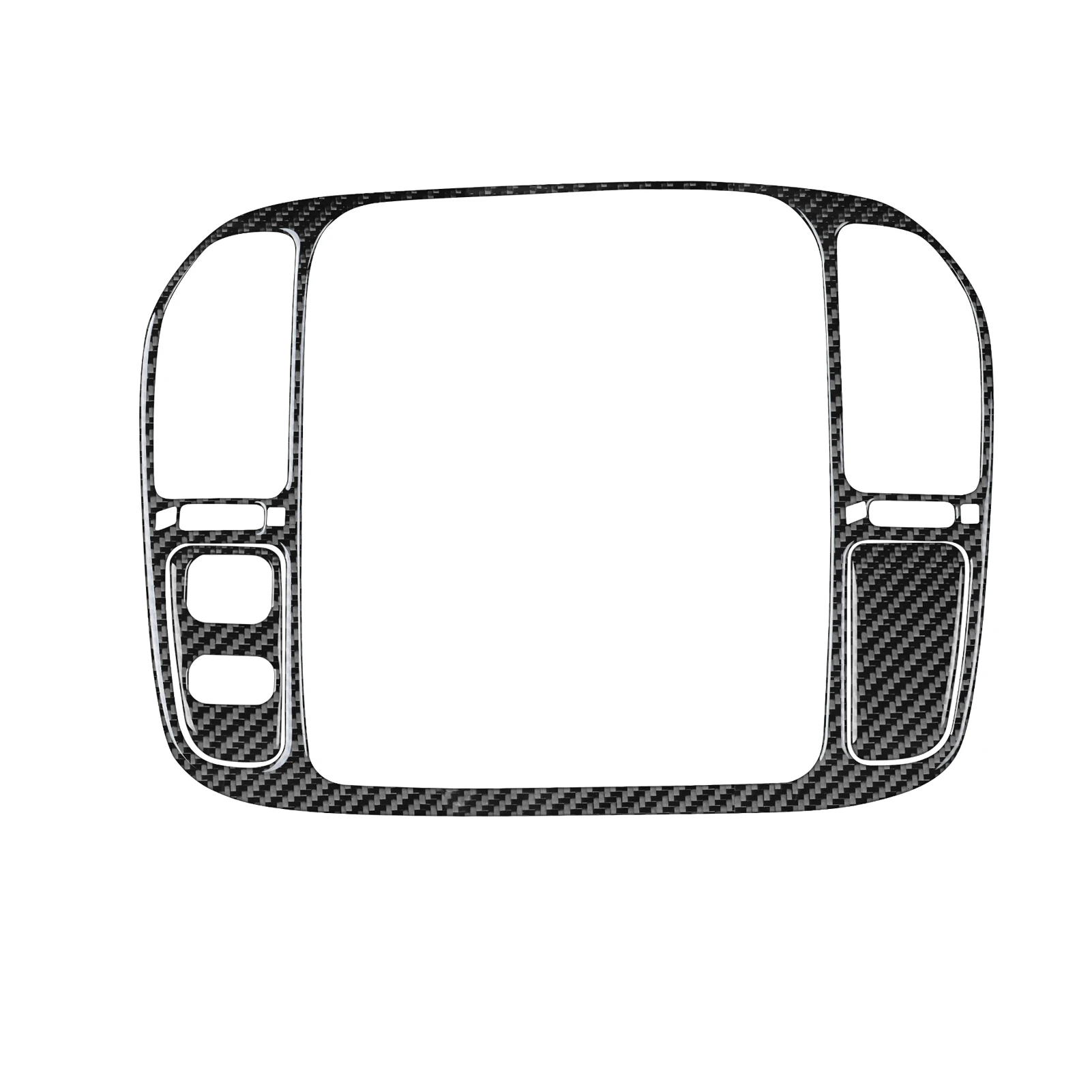 For Lexus LX470 For Toyota Land Cruiser 1998-2002 Carbon Fiber Central Console Radio CD Panel Trim Set Car Accessories Sticker view 5