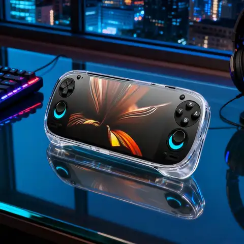 Suitable For Retro Pocket 5 Gaming Handheld Protective Case RP5 Transparent Protective Case TPU Soft Rubber Simple Style