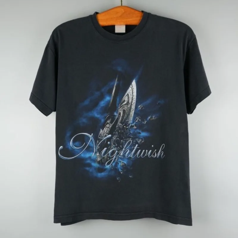 T-shirt Vintage 2007 Nightwish Nuclear Blast Power Metal, vêtements pour hommes