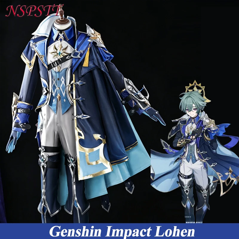 

NSPSTT Genshin Impact Lohen Cosplay Costume Full Set Game Anime Role Play Outfit Halloween Party Uniform For Women