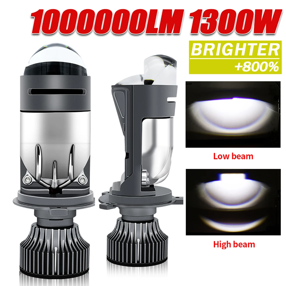 

Projector H4 Lens LED Car Headlight Bulbs 30000LM 300W CANBUS Turbo Auto Bulb H4 High Low Light Fog lamp bulb12V 24V 32V
