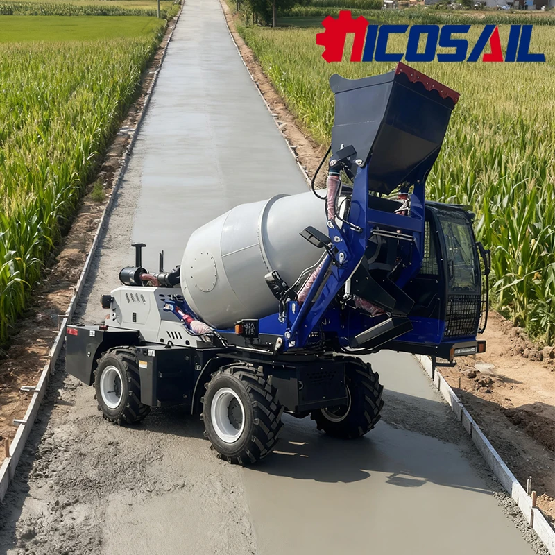 مبيعات شاحنة خلط الخرسانة من نوع جديد بسعة تغذية شاحنة الخلاط الصغيرة الخرسانية