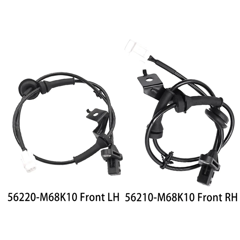 2PCS ABS Wheel Speed Sensor Front LH RH 56220-M68K10 56210-M68K10 For Nissan Pixel Pix For SUZUKI Alto A-STAR 1.0