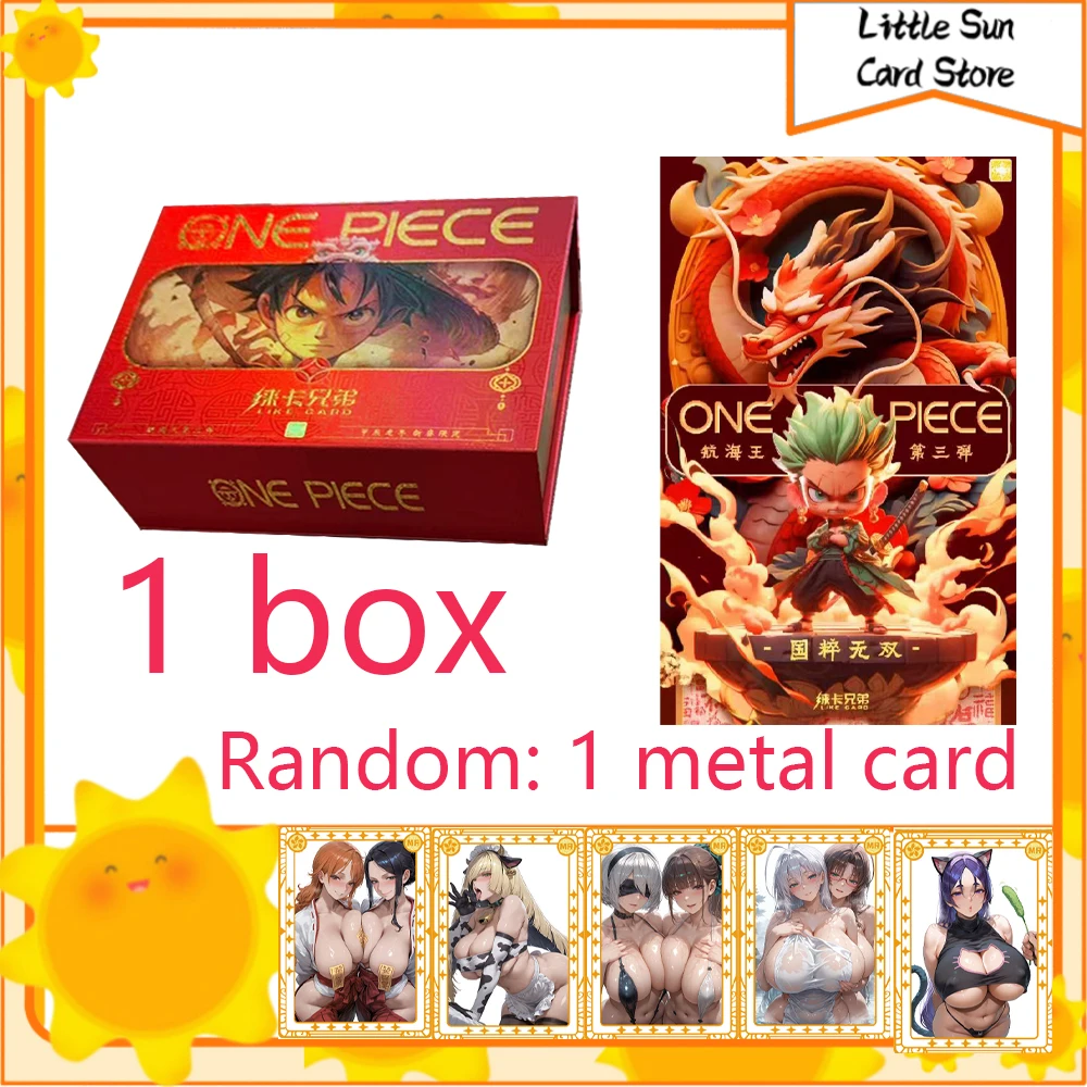 

One Piece Collections Редкие карты Box Booster Pack Аниме Луффи Зоро Нами Чоппер TCG Игра Коллекционная карта Детский подарок на день рождения