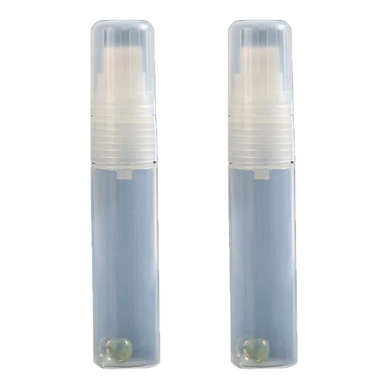 2 Pcs 15mm 플랫 헤드 빈 그림 마커 미술 용품 ​​리필 가능 페인트 펜