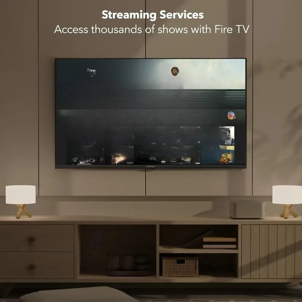Televisor inteligente LED 4K UHD de 55 pulgadas serie F50 (NS-55F501NA26), DTS Virtual-X, HDMI eARC, centro de entretenimiento todo en uno y hogar inteligente