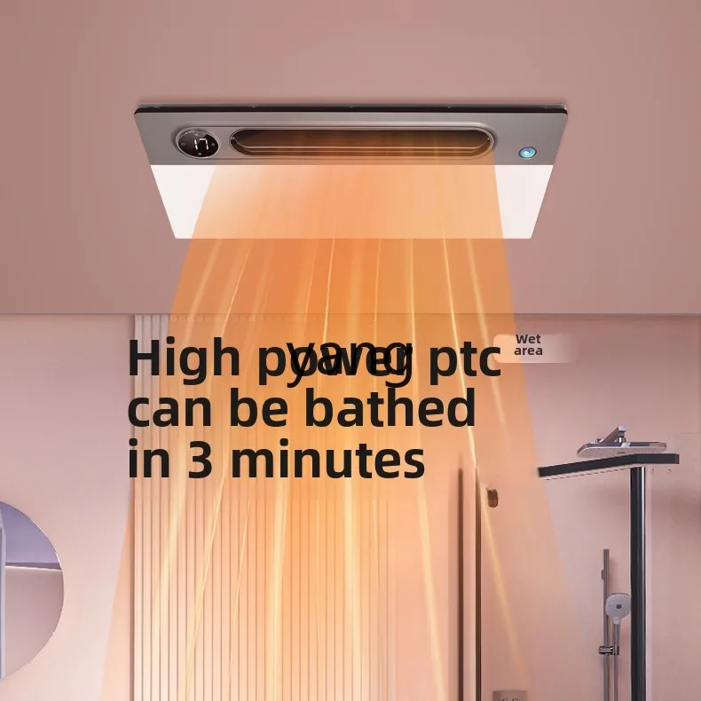 مروحة عادم LMM مدمجة لتدفئة الهواء في السقف ومروحة تدفئة الحمام