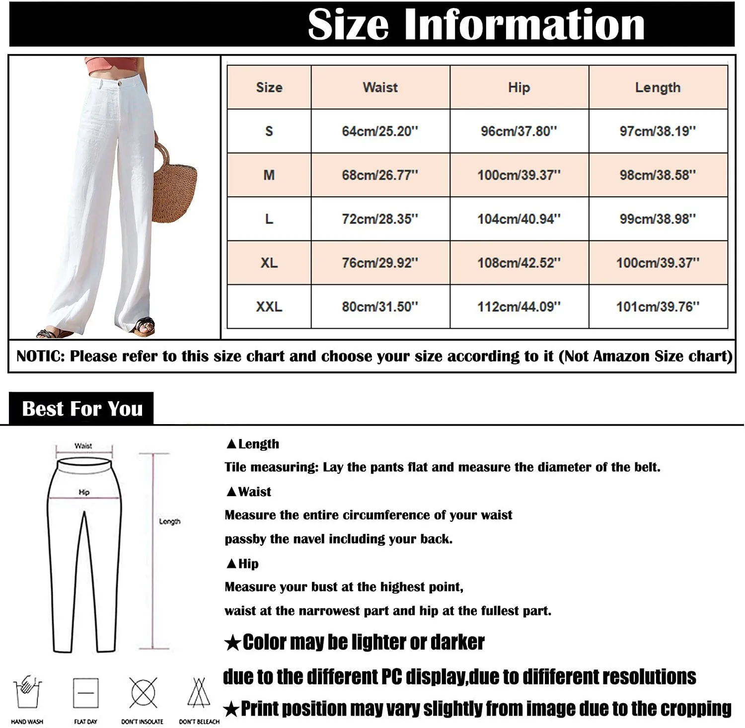 Lucyever Summer Cotton Linen Pants Women High Waist Zipper White Wide Leg Pants Woman Casual Loose Straight Full Trousers Female