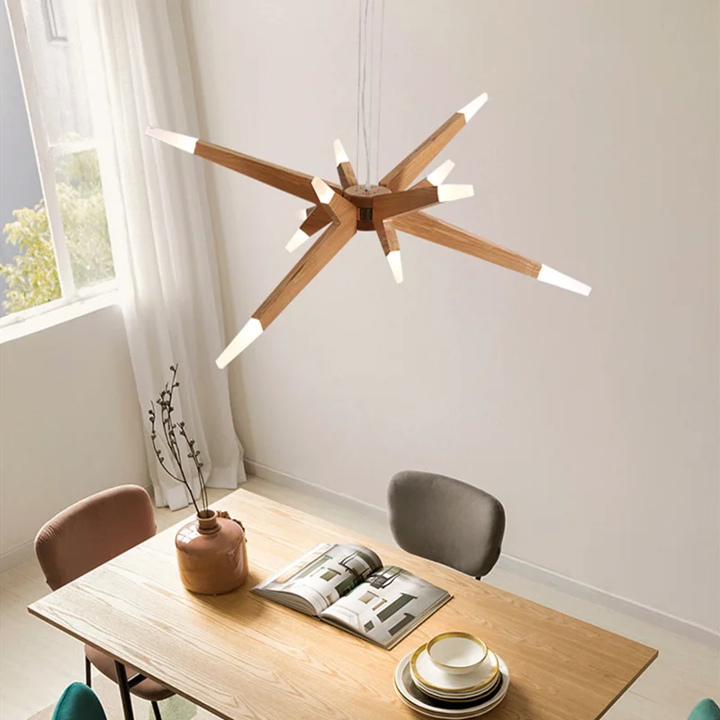 

Art creative lamps dining room living room chandelier modern simple Nordic Zen homestay