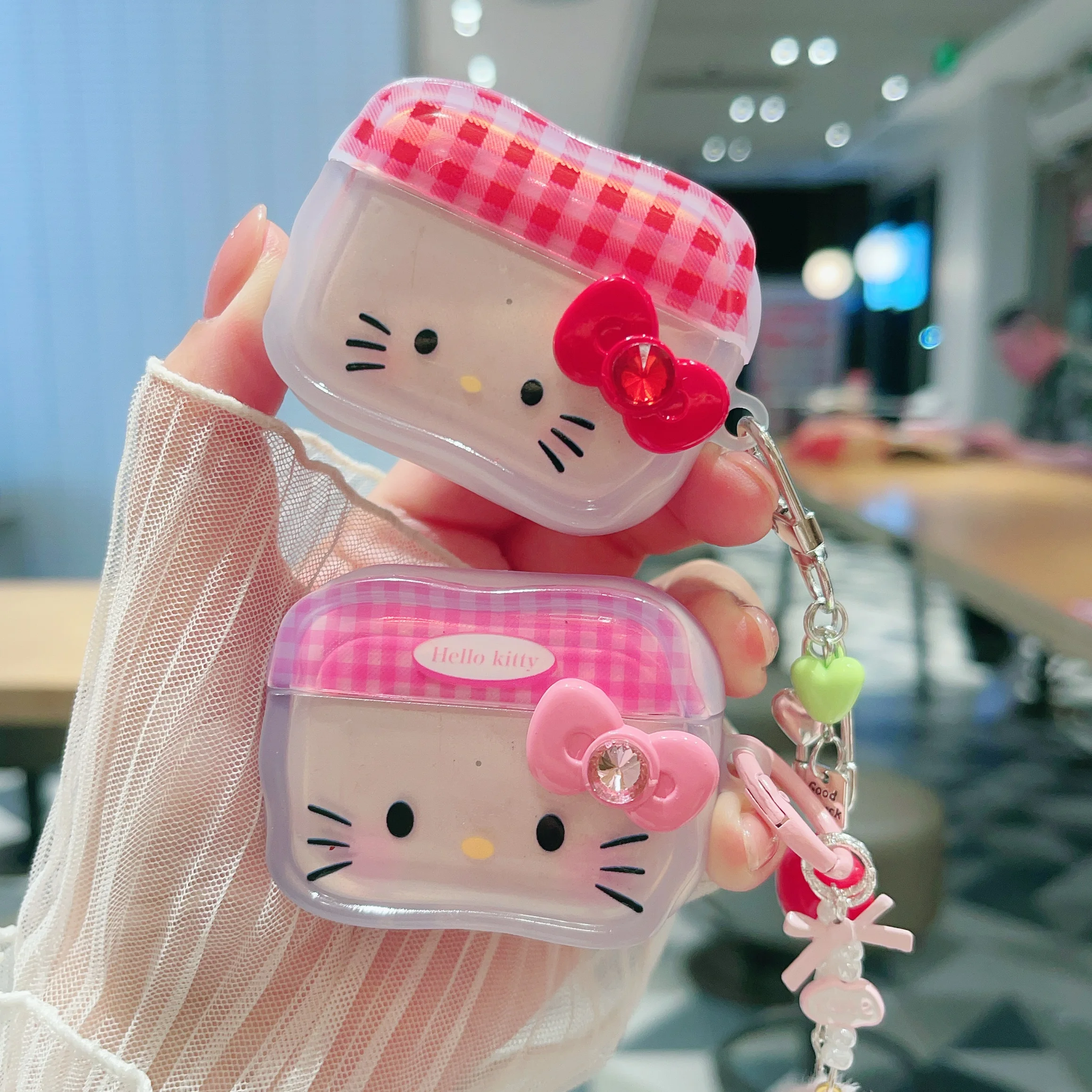 

Hot Animation Creative Birthday Gift Cute For Hello kitty For Sanrio Cartoon Anti-drop Headphone Case For Airpods 4,2,3,Pro,Pro2