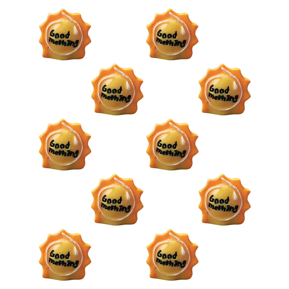 

10pcs Miniature Sun Dollhouse Miniatures Resin Sun Sculpture Diy Fairy Garden Terrarium Decoration Micro Landscape Beach Cake