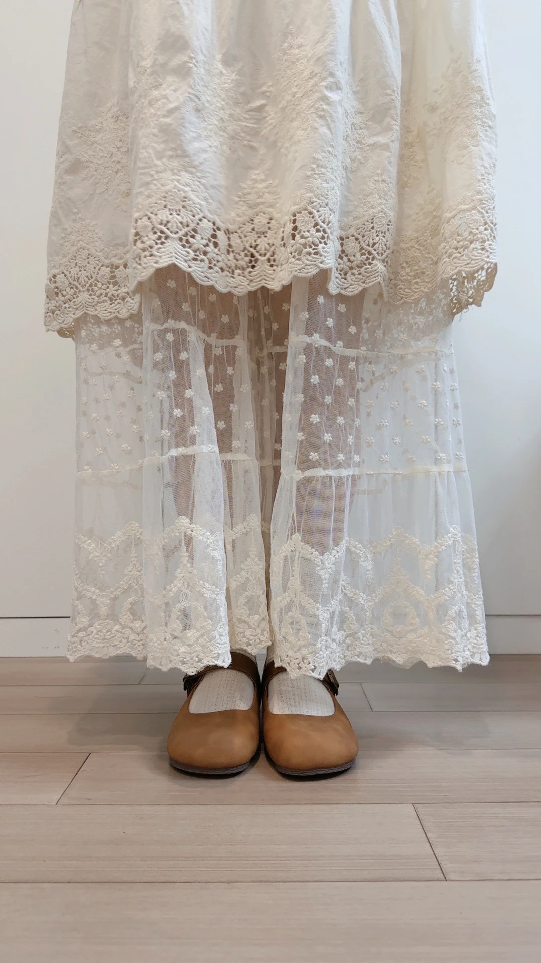 Summer Thin Layer Pure Cotton Lace Trim Single Layer Briefs Loose Inner Wear Wide Leg Pants Underwear Eighteen Pants