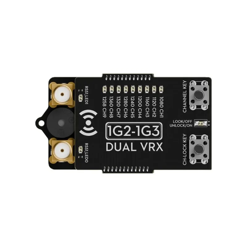 وحدة VRX التناظرية لنظارات DJI 2 V2، جهاز استقبال FPV ثنائي التنوع 5.8 جيجا هرتز متوافق مع هاتف HD Zero Walksnail Avatar