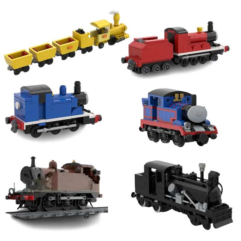 Small Particle Building Blocks MOC-238207 555pcs 233592 Train Building Toy 3D Model Gift Educational Boy DIY Ornament