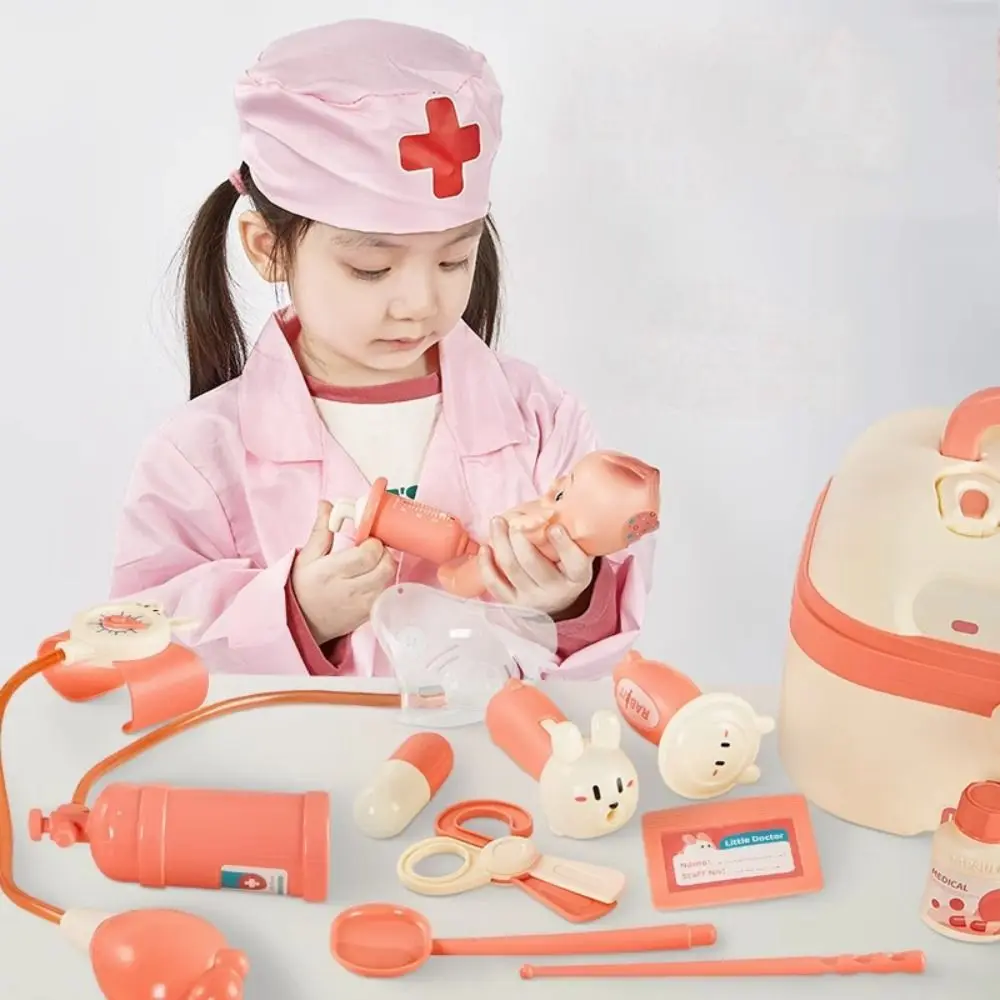 Simulation Dentist Box Doctor Pretend Role Play Kit Pretent Play Toys Educational Game Stethoscope Doctor Set