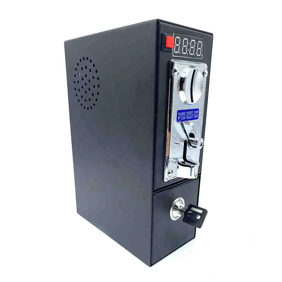 Caja de control que funciona con monedas con tablero de temporizador chino con receptores de monedas comparables y placas de circuito impreso para lavadoras