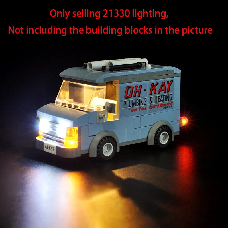 LYBMTWF Kit di illuminazione a LED compatibile con il modello di blocchi di costruzione Lego 21330 Home Alone (NON includere i mattoni del modello)