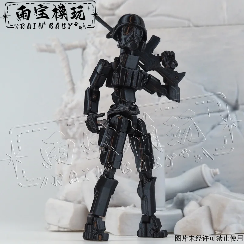 In Stock 3d Printed Articulated Movable Doll Special Forces Handsome Gatlin Sniper Hot Weapon Pack Armor Diy Gift