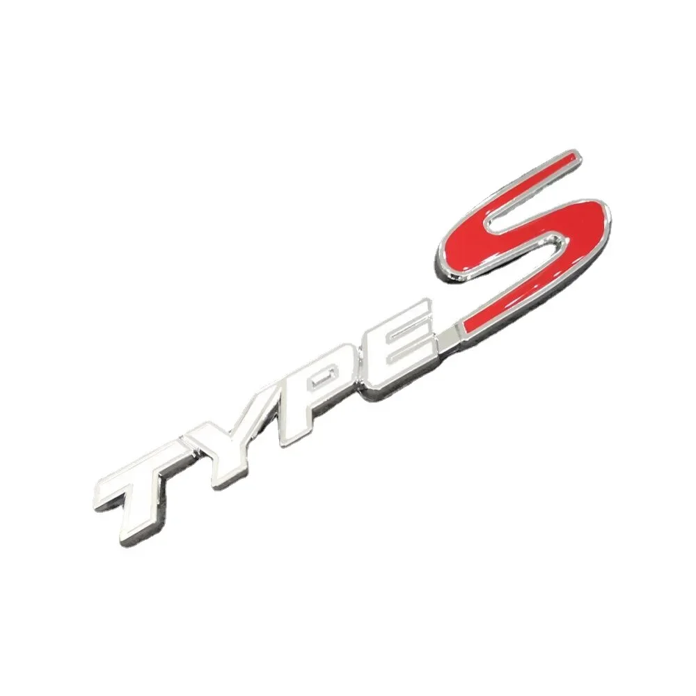 3D Metal TYPE S Logo Sticker Badge Car Side Rear Emblems For Honda Acura Accord Civic Spirior Odyssey Decor Sticker