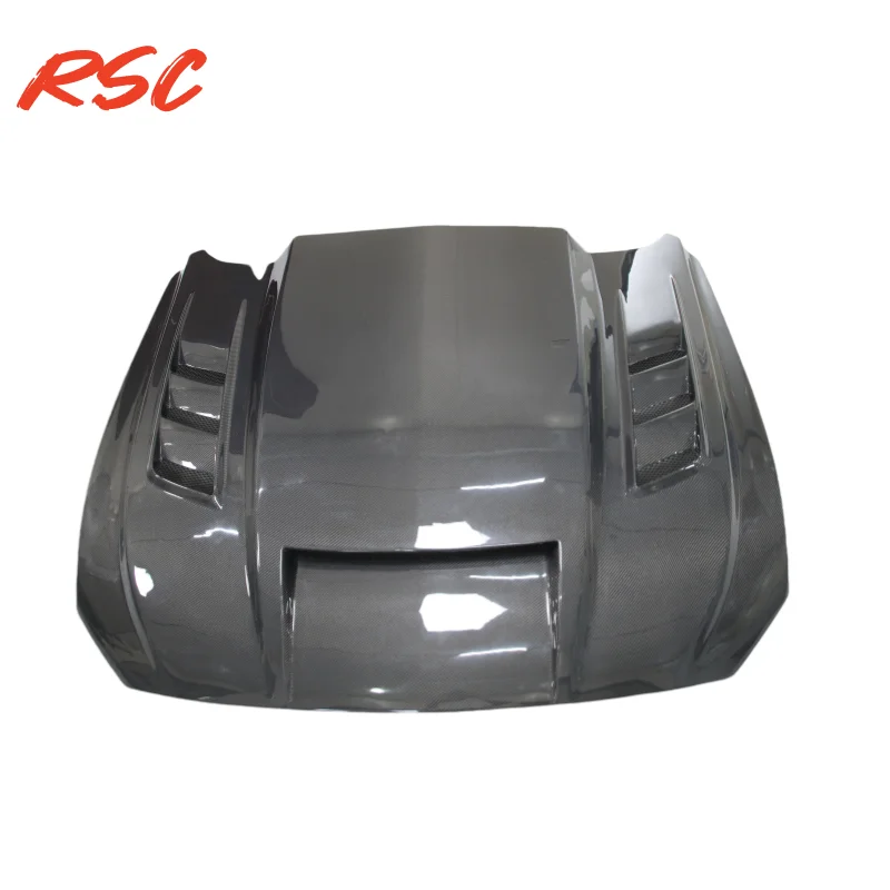 

TF Style New Carbon Fiber Front Engine Bonnet Hood for Mustang 18-23
