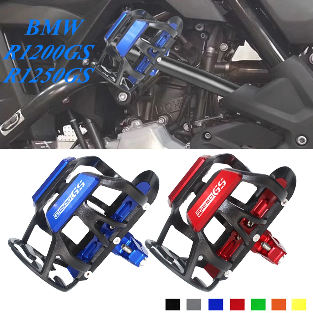 

For BMW R1200GS R1250GS R1200 GS R1250 GS CNC Aluminum Beverage Water Bottle Drink Cup Holder Mount Motorcycle Accessories