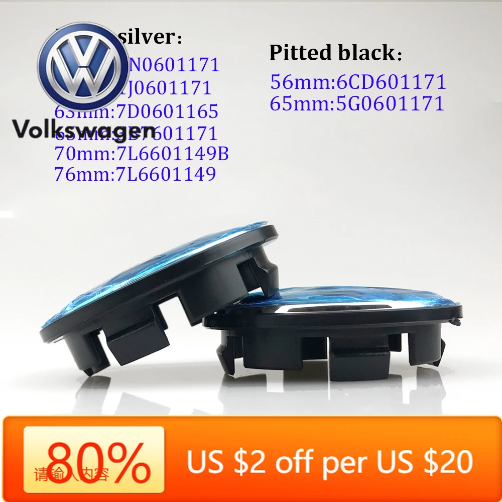 

Горячие эмблемы, 4 шт., центральные колпаки колес Volkswagen 56 мм, 65 мм, 70 мм, 76 мм, колпаки для VW Golf 4 5 6 7 Mk4 MK5 Passat B8 B7 B5, аксессуары
